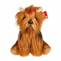 Fluffy Fam Jorkšyro terjerų pliušinis žaislas 30cm