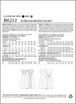 Butterick siuvimo modelis, linas, įvairiaspalvis, E5 (14-16-18-20-22)