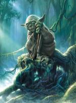 Buffalo Games Star Wars Fine Art Collection Yoda dėlionė 1000 detalių