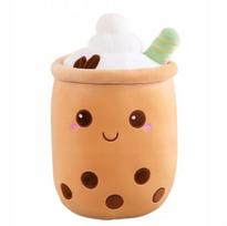 Didelė pliušinė Bubble Tea puodelio formos pagalvėlė, 70 cm