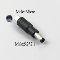 1PCS DC Plug 5.5x2.1mm To Type-C Miro USB Power Supply Connector Jack 5V Female Male USB C to 5.5*2.1 MM Adapter Plug
