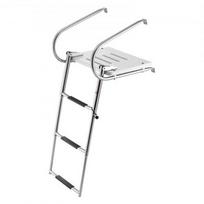 Laiptai valtims 3 pakopos 181,44 kg talpa Nerūdijančio plieno sulankstomi