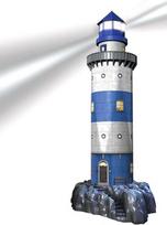 Ravensburger 3d Big Ben naktį dėlionė, 12588 / 3d dėlionė su gražiu naktiniu dizainu, su led apšvietimu / Tinka nuo 10 metų, 216 detalių, įvairiaspalvė