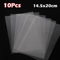10 vnt. permatomų termoplastiko lakštų rankų darbo reikmenims gaminti, vakarėlio dekoravimui 10Pcs-Translucent 14.5x20cm gray