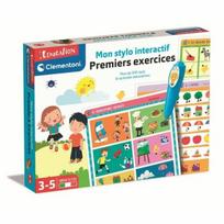 Edukacinis žaidimas su interaktyviu rašikliu Mon Stylo Interactif - Premiers Exercices Clementoni