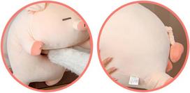 Kiaulės iškamša 50cm kawaii pliušinė kiaulė miela pagalvė pliušinė pagalvė apkabinimo pagalvė vaikams stora minkšta iškamša pliušinis žaislas mergaitėms berniukams (apvalios akys)