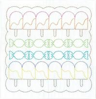 Olympus Thread Sashiko Hana Fukin Pop Designs Žvakių audinio marginimo siuvinėjimo rinkinys
