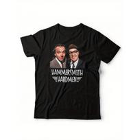 Apatinė TV laidos marškinėlė - Rik Mayall & Ade Edmonson Hammersmith Hardmen Vintažinė BBC situacijų komedijos marškinėlė - Ikoniško komedijos dueto grafika, Unisex apvalia iškirpte trumpomis rankovėmis 4XL įvairiaspalvis