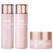 Coreana Vital Plus Firming Skin Toner 150ml + Emulsion 150ml + Cream 50ml, 3 pcs gray