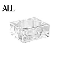 Flower Shape Candle Holder Glass Tealight Holder, Plum Blossom Cafe for Home Party Decor, Wedding Table Centerpiece B