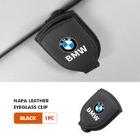 For BMW Suede Car Sunglasses Holder Sun Visor Glasses Hanger Storage Clip E90 E60 E46 E39 F30 F10 E87 X3 X4 X5 X1 G30 G20 gray