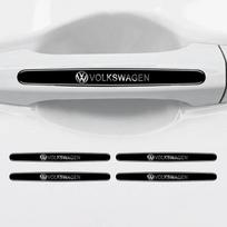 ·8vnt. TPU Automobilio Durų Dubenėlio Rankenos Rašteliai Anti-scratch Apdailos Juostelės VW Volkswagen Golf Polo Passat Tiguan Touran Jetta
