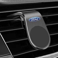Naujo stiliaus metalinis magnetinis telefono stovas GPS laikiklis Oro ventiliacijos spaustukas Ford ST Line Focus X 2 3 Mondeo Fiesta Kuga MK2 MK3 MK4 black