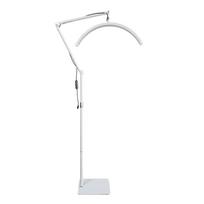 23-Inch Gold Cantilever Half-Moon Lamp, 36W, 3 Color Modes for Eyebrow, Tattoo, Manicure, U-Shaped Eyelash Extension 36W EU Plug
