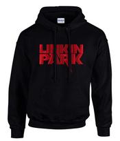 LINKIN PARK Rock Band Rock Music legends Hoodie Hooded Sweatshirt Black -3883 -SW M red