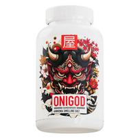 Chamberofgods Onigod Amoniako kvapo druskos powerliftingui ir sporto salės treniruotėms | Kristalinė formulė sunkiems svoriams kelti | 4 mėnesių veiksmingumas | 40g black