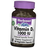 Vitaminas D3, Vitamin D3 1000 Kapsulės, Bluebonnet Nutrition 90 kaps. (36393006) 90vcaps