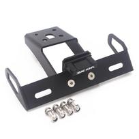 Valstybinio numerio laikiklis skirtas Kawasaki ZX10R ZX6R ZX-10R ZX-6R ZX636 Priedai Tail Tidy Fender Eliminator Registracija ZX-6R 2009-2020 black