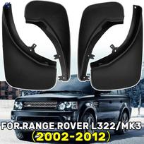 4 vnt. komplektas purvasaugiai purvasaugiai purvasaugiai Automobilio sparnų apsaugos priedai kėbulo komplektas Land Rover Range Rover L322 2002-2012 m. black