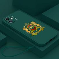 Samsung Galaxy A14 A24 A54 A34, skirtas iPhone 11 12 13 14 15 Pro Max Xiaomi Redmi 13C Huawei Straight Edge minkštas telefono dėklas NY14 Maroko nacionalinė emblema honor 50 SE dramblio kaulas