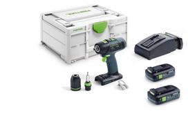 Festool akumuliatorinis suktuvas-gręžtuvas T 18+3 TBX 4,0 I-Plus