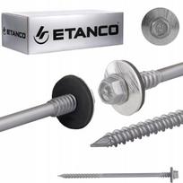 Etanco sraigtai 6,4/7,0x140mm, plokščių, betono, medienos tvirtinimui