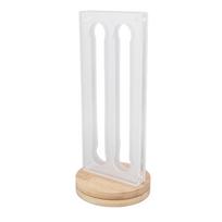 28 Capacity Capsule Pod Holder Stand Shelf Coffee Capsule Storage Organizer for Kitchen Cabinets Fridge Coffee Lovers white