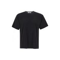 Stone Island Letter Round Neck Fitted Short Sleeve T-Shirt Men Tops Black 80152RC86-V0029 L black