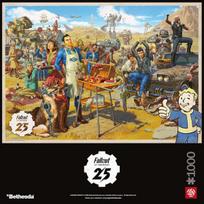 Good Loot Gaming Dėlionė Fallout 25-mečio jubiliejinė dėlionė žaidimo iliustracijos suaugusiems paaugliams dėlionės žaidimas su 1000 detalių žaidimo dėlionės įkvėptos kompiuterinio žaidimo 68,3 x 48 cm