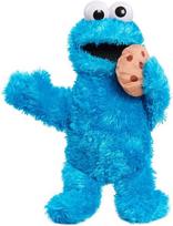 Just Play Sesame Street Nom Nom Cookie Monster pliušinis žaislas 34 cm didelis su garso efektais ir judesiais, mėlynas, interaktyvus minkštas žaislas, žaislas vaikams nuo 18 mėnesių