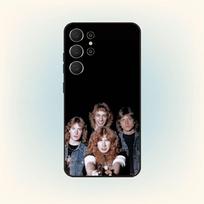 Rock Band M-Megadeth Phone Case For Samsung S26,S25,24,23,22,30,21,10,9,Ultra,Plus,Lite,FE Soft Black Case Samsung S225G blue