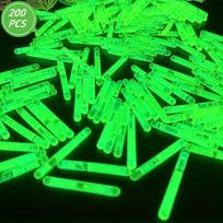 Mini Glow Stick100-200Personalized Wedding Birthday Party Decoration Glow Stick Christmas Halloween Event Supplies 100 žalia