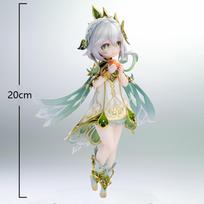 Anime Nahida Figure Peripheral Nahida Elf Girls action Figure Ornament PVC Model Nahida Figurine cute and charming Playthings Gifts 20CM 20cm white