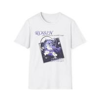 Anime Robin Vintage Concert Tour Retro Soft Style T-Shirt Penacony Honkai Star Rail Subtle Manga Graphic Shirt Aesthetic Unisex S