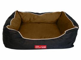 Bonya Smile gultas-sofa šunims, minkštas veliūras, ruda