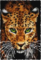 Orchidea - kilimų vėlimo rinkinys - leopardas - atspausdintas audinys - 4.5 count - suaugusiems - 30.4164