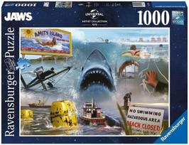 Ravensburger dėlionė 17450 jaws, 1000 detalių, universal vault dėlionė suaugusiems ir vaikams nuo 14 metų