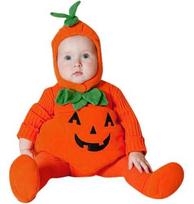 Baby Pumpkin Costume, Halloween Pumpkin Costume For Toddle 12-18 Meses black