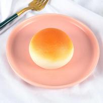 Fake Chinese Mantou Squishy Realistic Steamed Bun Simulated Bread Model Soft Slow Rising Toy Funny Gift Creative Birthday Gift 7cm orange