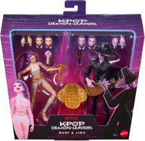 Figūrėlių rinkinys, su priedais Mattel KPop Demon Hunters Rumi & Jinu JRY40, įvairių spalvų