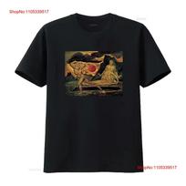 Abel William Blake Painting T Shirt Art for Her Him Lover vintage Washed Everyday Wear Soft des XS black