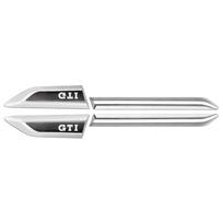 2 vnt. Automobilio sparno šoninės juostelės emblemos lipdukas Volkswagen VW R GTI 4MOTION Rline Tiguan L 2017 Automobilio ABS dekoratyviniai priedai white