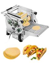 VEVOR Elektrinis tortilijų gaminimo aparatas, 5,5 colio skersmens automatinis kukurūzų tortilijų gaminimo aparatas su nelipnia danga 71 x 49 x 45 cm