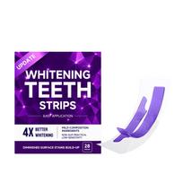 Purple Teeth Whitening Strips, Easy Apply, Fresh Clean Feeling 14pcs blue