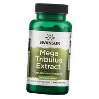 Tribulus, Mega Tribulus Ekstraktas, Swanson 60 kaps. (08280002) 60caps