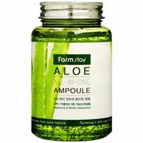 FARMSTAY Aloe All-in-One Intensive Ampoule 250ml 250ml black