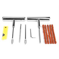 13Pcs Tire Repair Kit Tyre Repairing Tool Set for Automobiles Motorcycles with Box gray