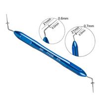 Nigf 1Pc Dental Hand Plugger Endo Gutta Percha Buchanan Canal Filling Stainless Steel Dentist Tool Endodontic mėlyna