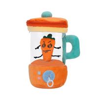 Fun Drawstring Rotating Plush Toys Fruit Juicer Watermelon Banana Orange Play House Interactive Toy for Kids Baby Birthday Gifts multi