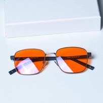 Aukštos kokybės SHINU vyriški mėlynos šviesos kompiuteriniai akiniai Oranžinis lęšis Mėlynos šviesos akiniai Žaidimų Gimtadienio dovana vyrui orange